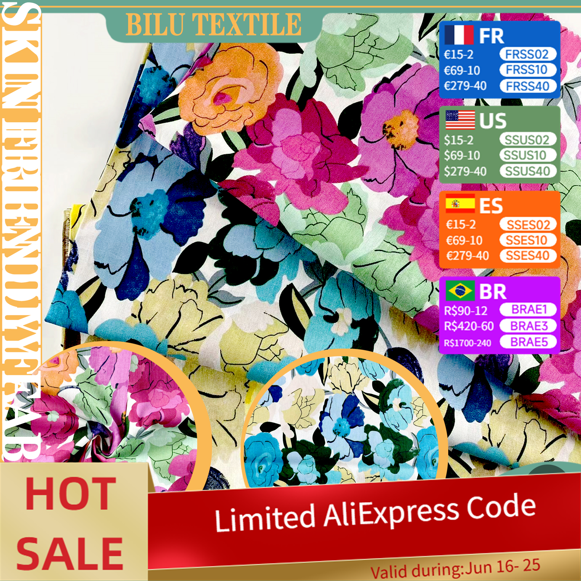 Sewing And Textile - 100% Cotton Fabric - Handmade DIY