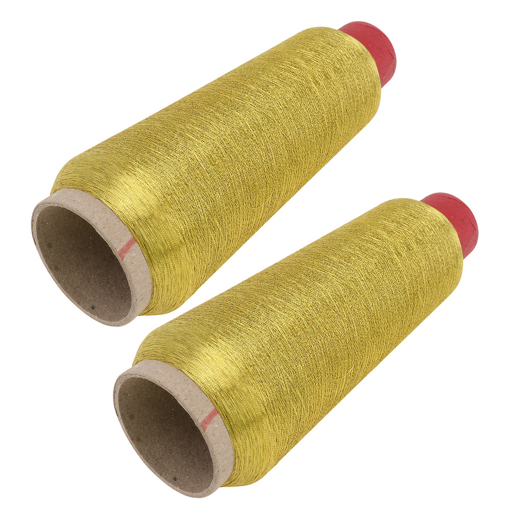 Sewing Roll - 2 Rolls Premium Golden Metallic Embroidery