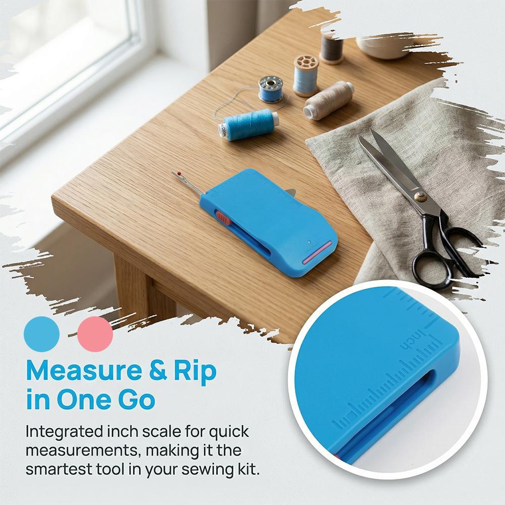 Seam Ripper Tool - 2-in-1 Magnetic Sewing Track Seam Guide