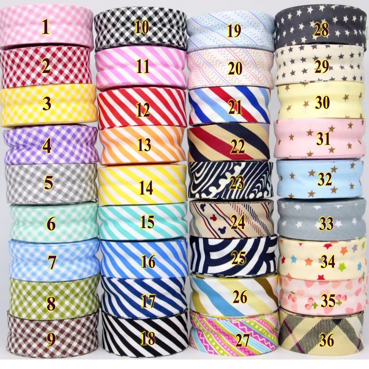 25mm Cotton Single Folded Bias - مراجعة Binding Tape Bias وسعره