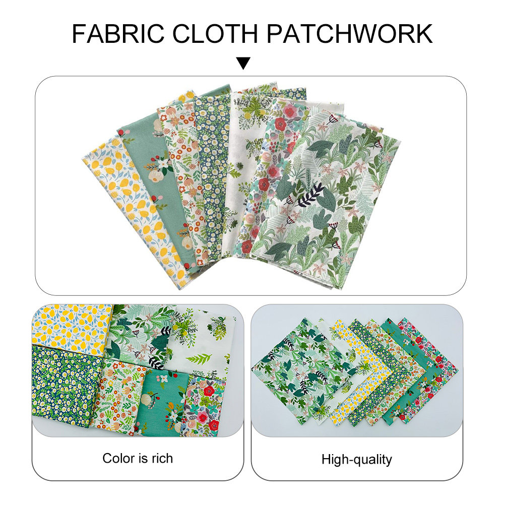 7 Pcs Floral Sewing Cloth Prec - مراجعة Sewing And Textile وسعره