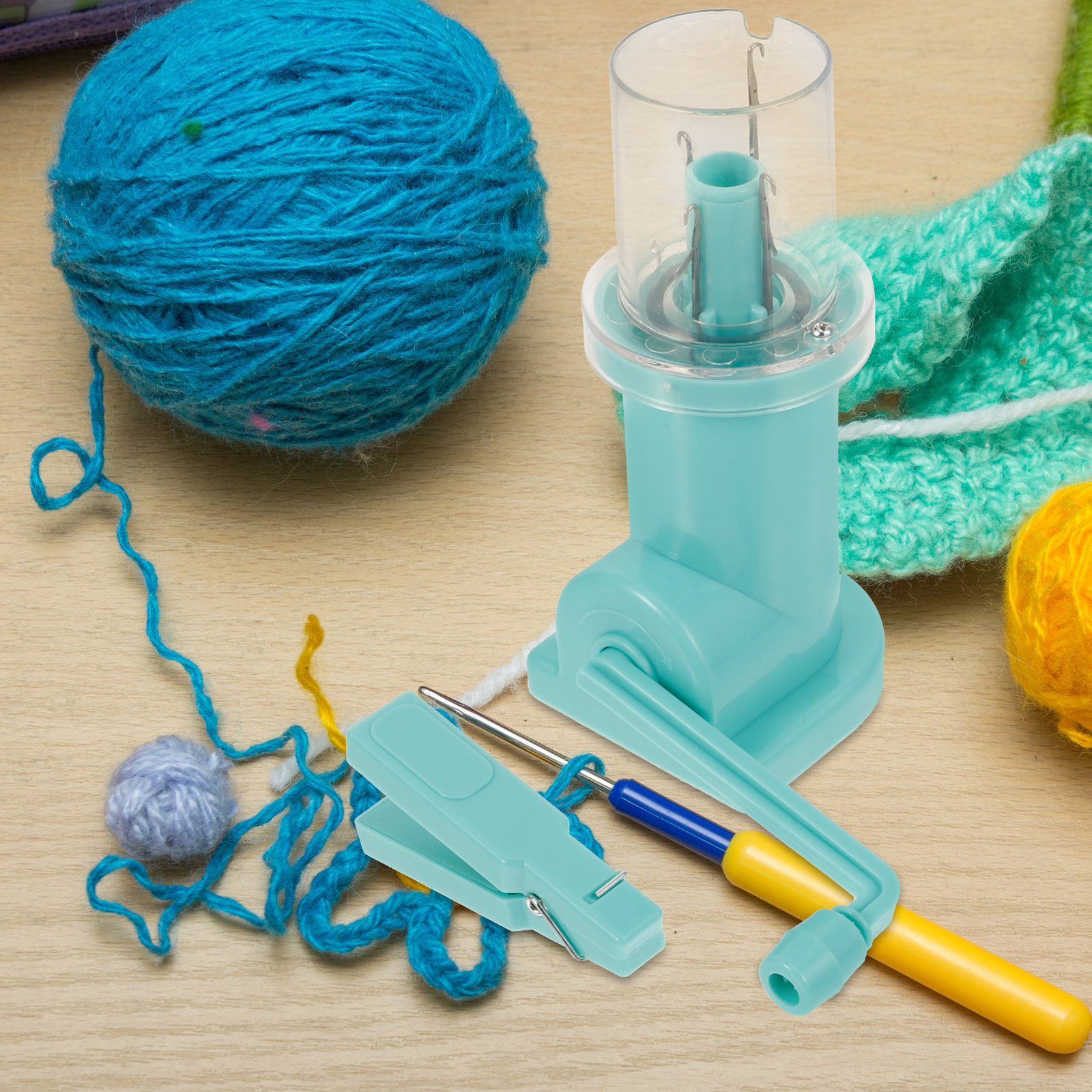 Hand Knitting Machine Spool Kn - مراجعة Sewing Machine Yarn وسعره