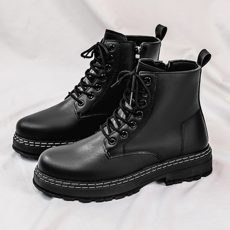Men's 4-Season Black Patent Le - مراجعة Sewing Garment وسعره