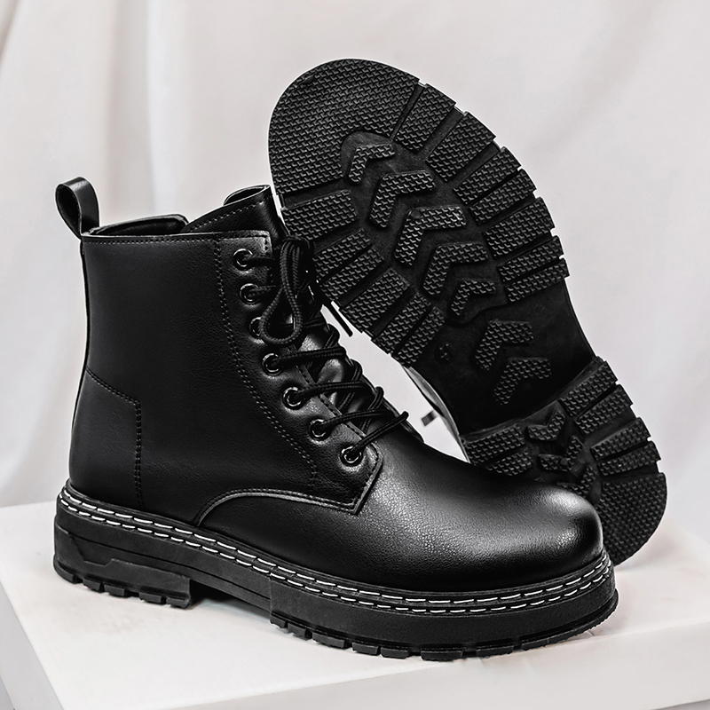 Men's 4-Season Black Patent Le - مراجعة Sewing Garment وسعره