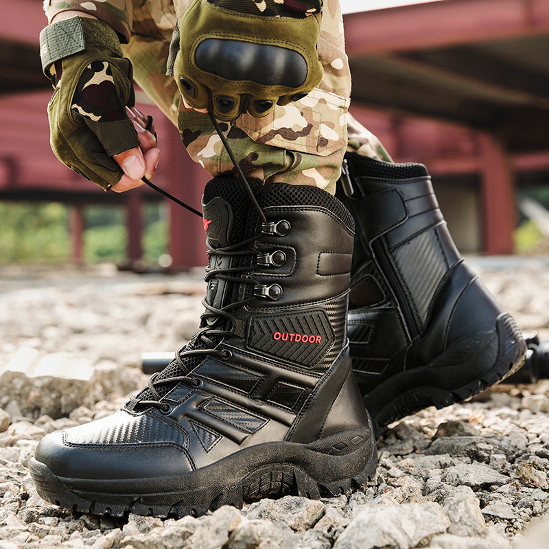 actical Military Boots Large S - مراجعة Sewing Garment وسعره