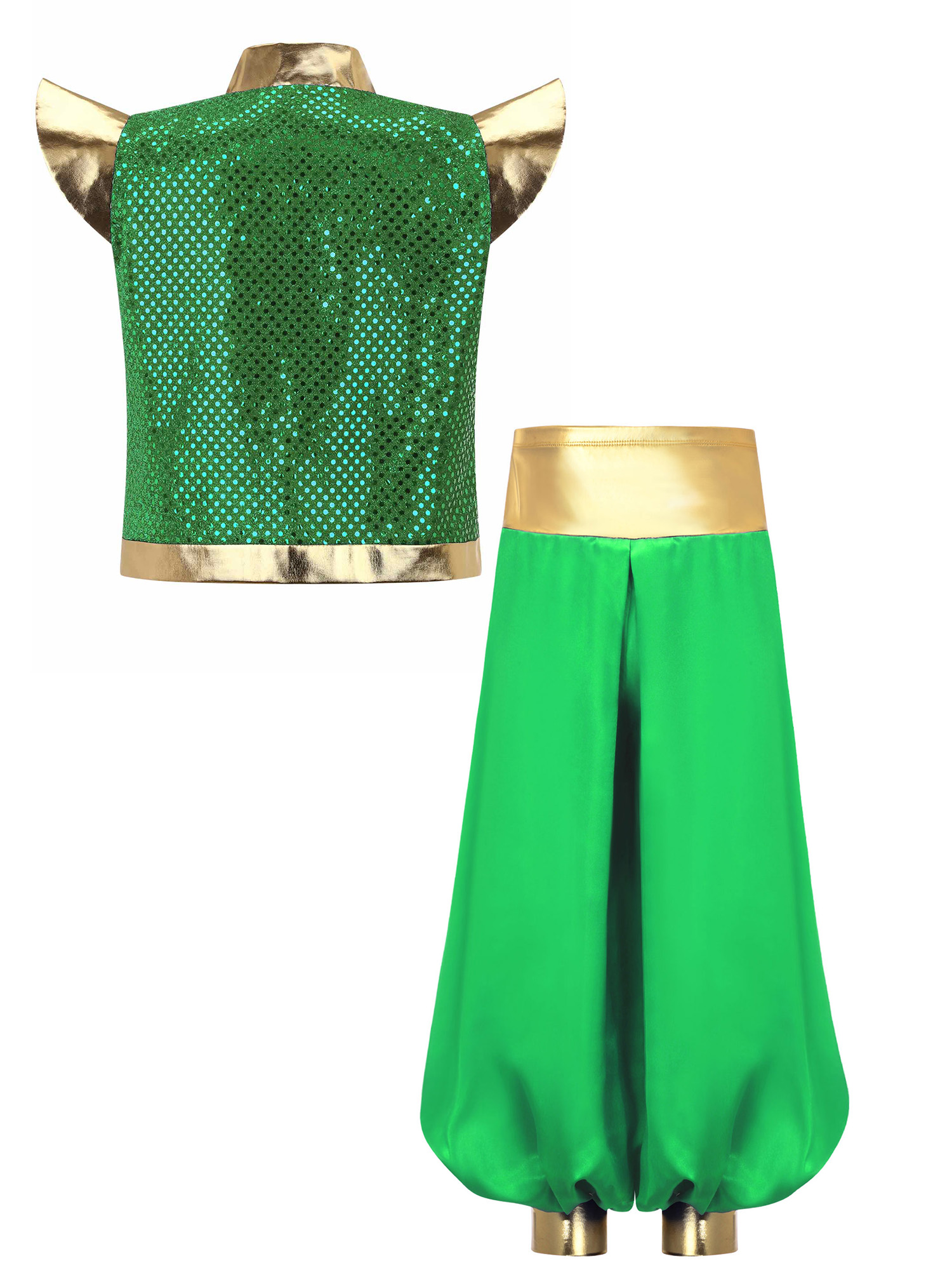 Boys Arabian Cosplay Costumes  - مراجعة Shoulder Pad Set In وسعره