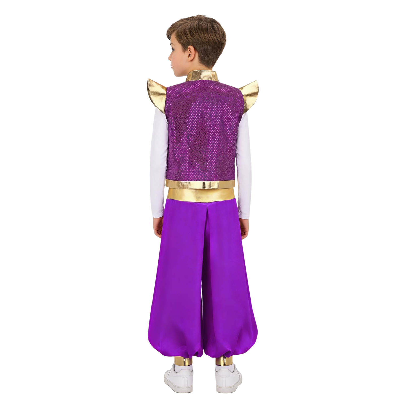 Boys Arabian Cosplay Costumes  - مراجعة Shoulder Pad Set In وسعره
