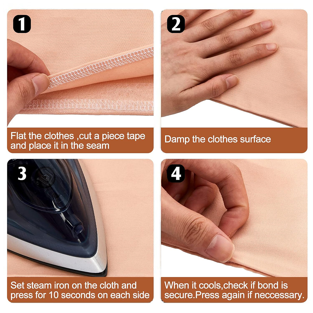 50M Iron on Hemming Tape No Se - مراجعة Hem Tape Fusible وسعره