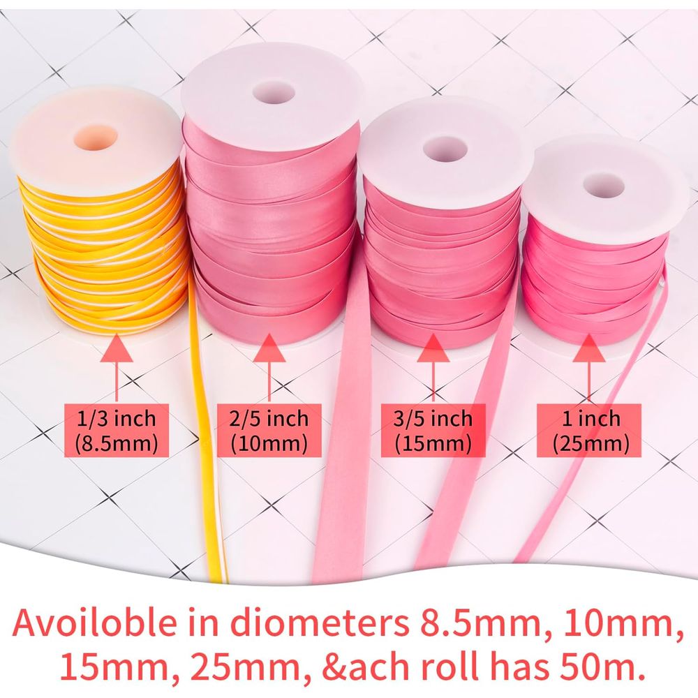 LEREATI Satin Bias Tape Double - مراجعة Binding Tape Bias وسعره