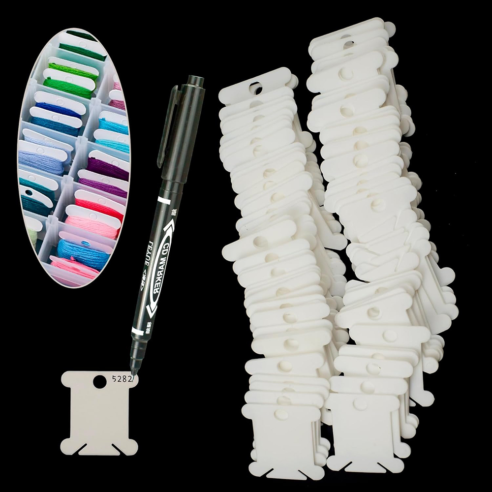 Embroidery Floss Organizer 18  - مراجعة Bobbin Organizer Box وسعره