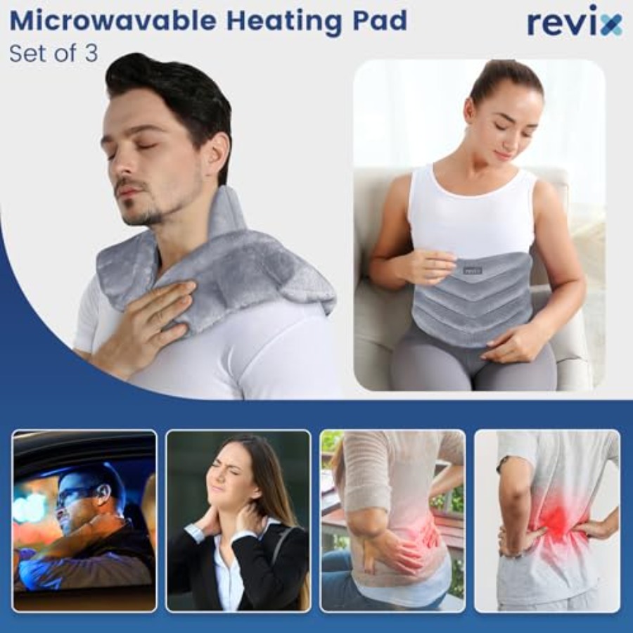 Microwave Heating Pad for Neck - مراجعة Shoulder Pad Set In وسعره