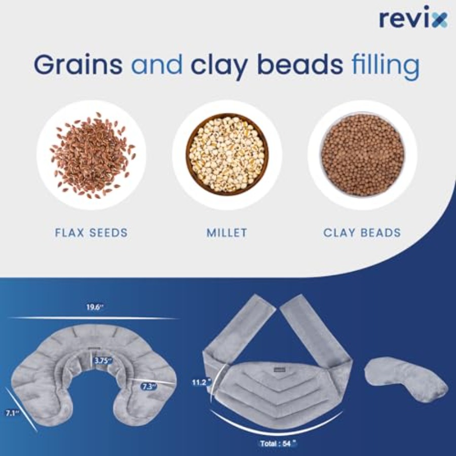Microwave Heating Pad for Neck - مراجعة Shoulder Pad Set In وسعره