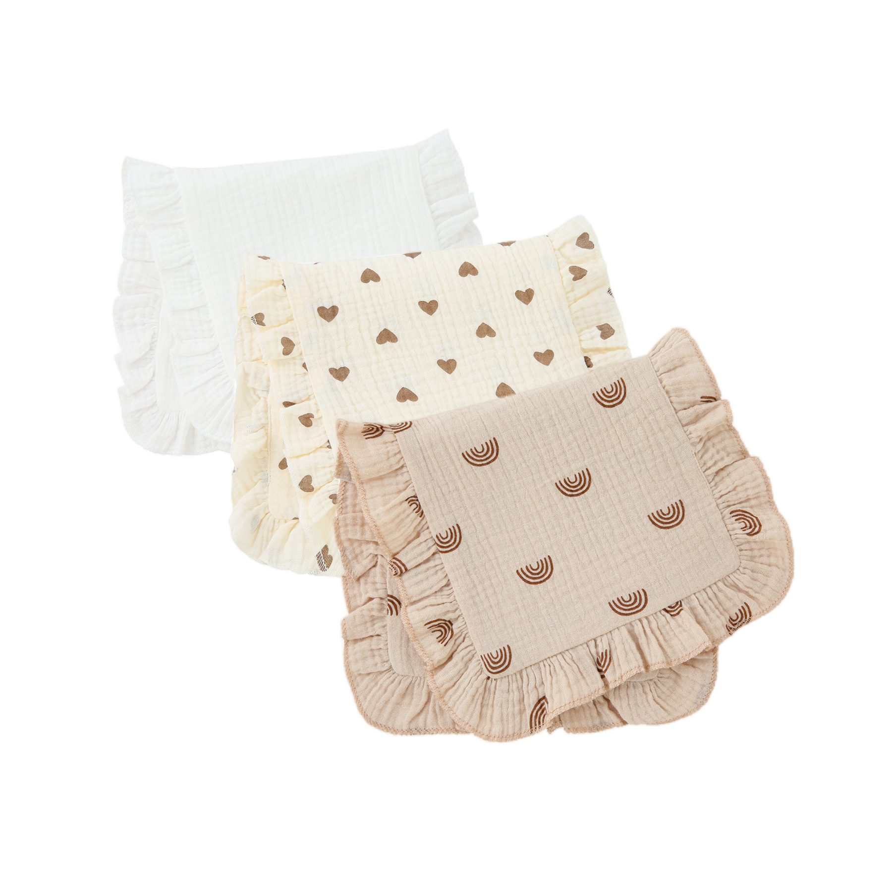 3Pcs/Set Solid And Printed Col - مراجعة Shoulder Pad Set In وسعره