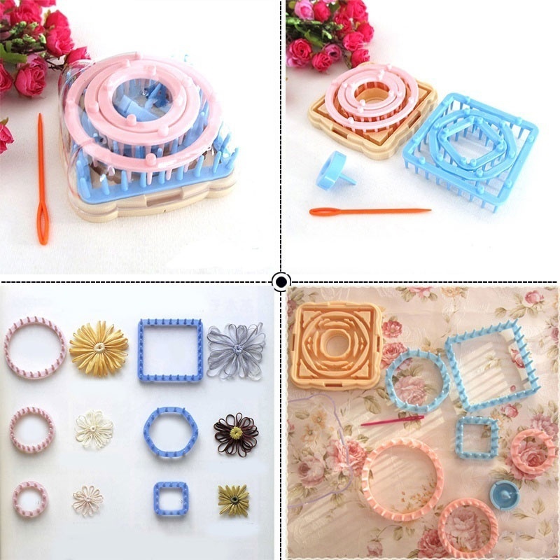 9Pcs/ Set DIY scarf sock knitt - مراجعة Sewing Machine Yarn وسعره