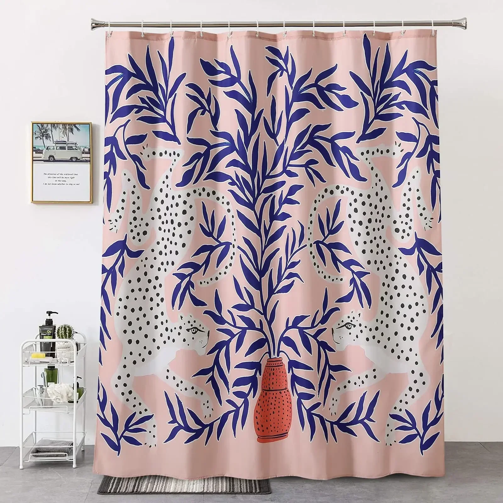 William Morris Shower Curtain, - مراجعة Fabric Weight Set وسعره
