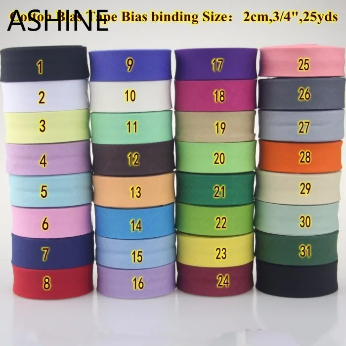 Cotton Bias Fold Tape Webbing  - مراجعة Binding Tape Bias وسعره