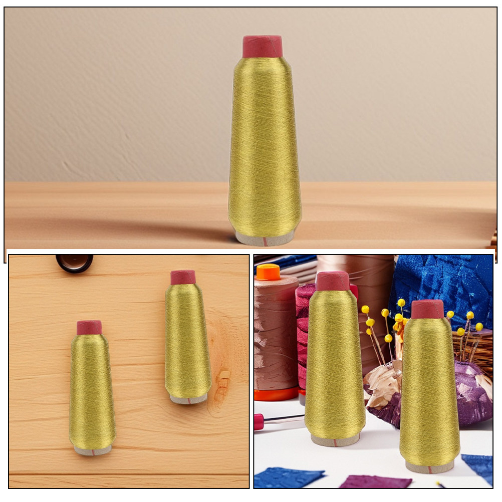 2 Rolls Premium Golden Metalli - مراجعة Sewing Roll وسعره