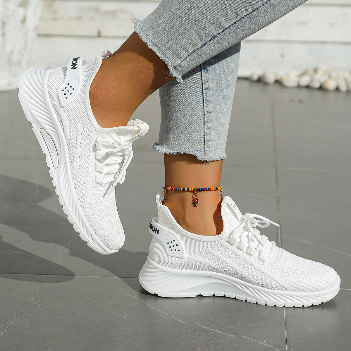 Women shoes casual sneaker fal - مراجعة Sewing Garment وسعره