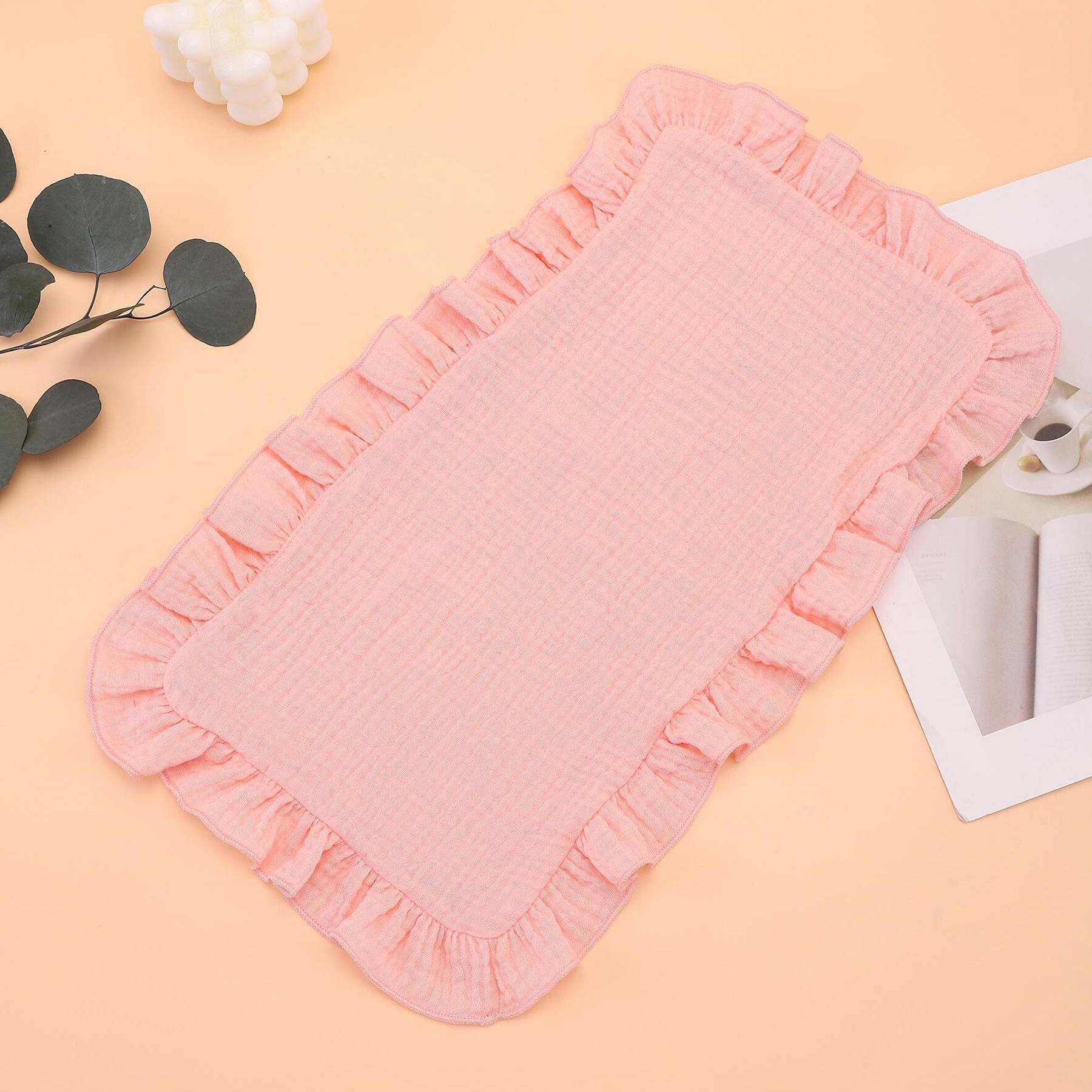 3Pcs/Set Soft Muslin Cotton Ga - مراجعة Shoulder Pad Set In وسعره