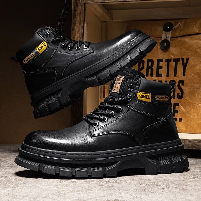 Vintage Men Platform Ankle Boo - مراجعة Sewing Garment وسعره