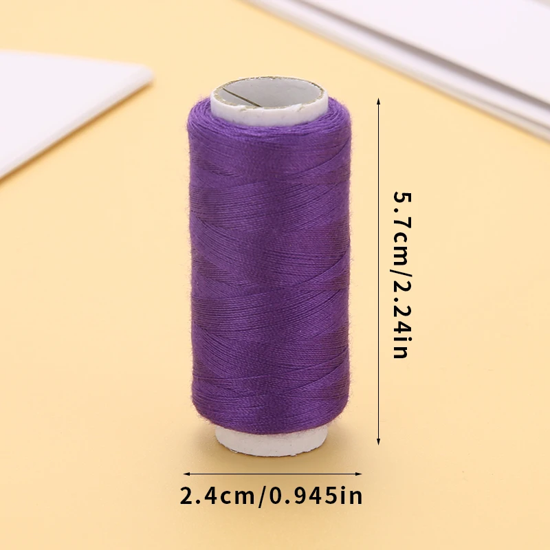 24 Color Sewing Thread 100 Pol - مراجعة Sewing Roll وسعره