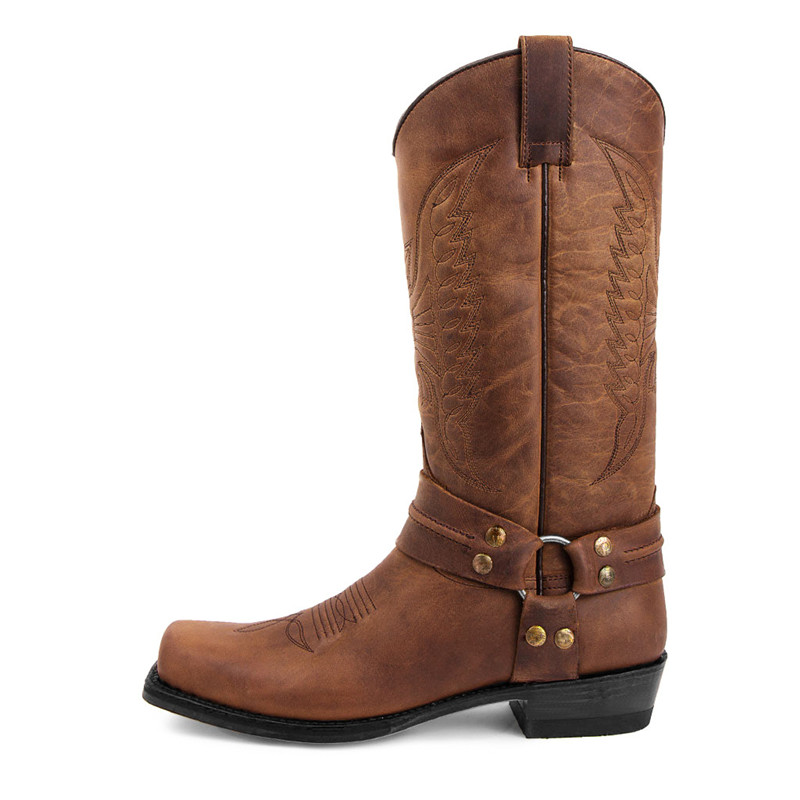 New Men's Motorcycle Boots Fas - مراجعة Sewing Embroidery Fabric وسعره