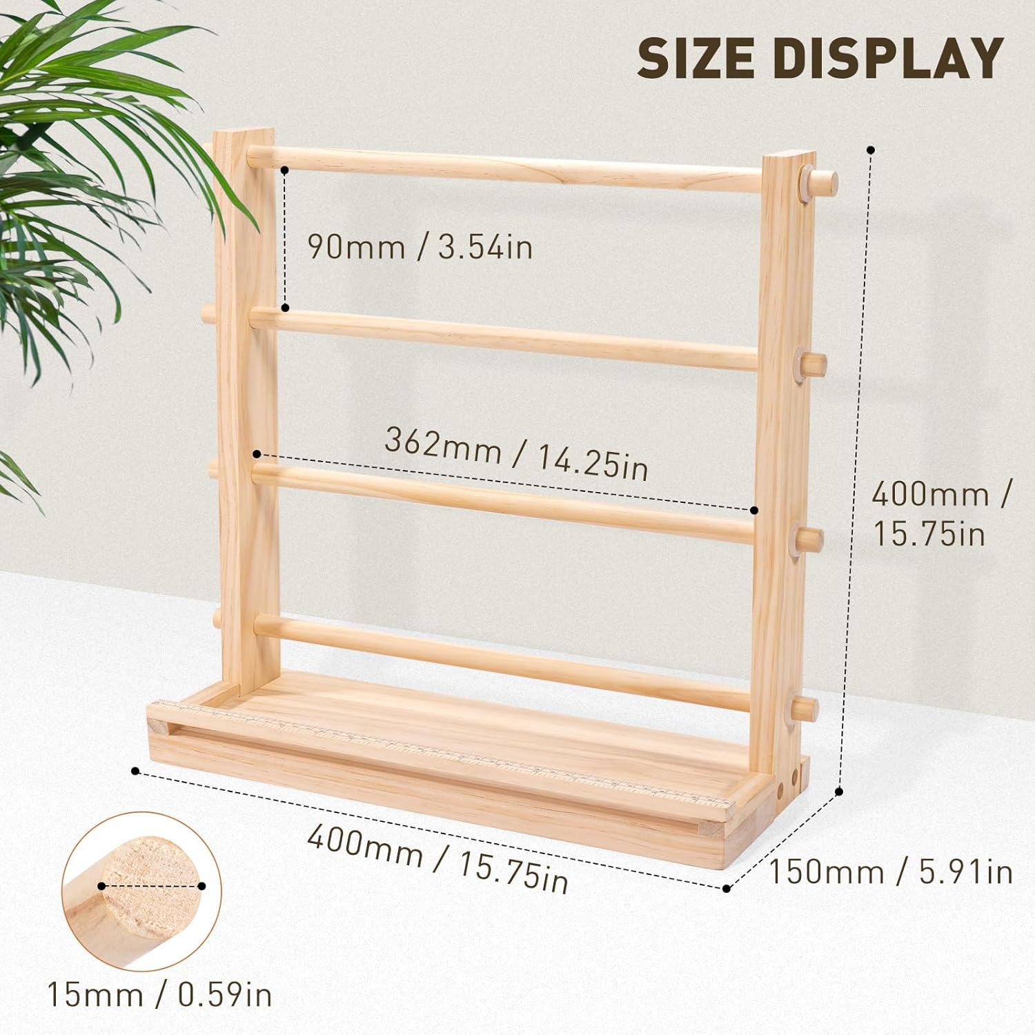 Ribbon Storage Rack Spool Hold - مراجعة Sewing Roll وسعره