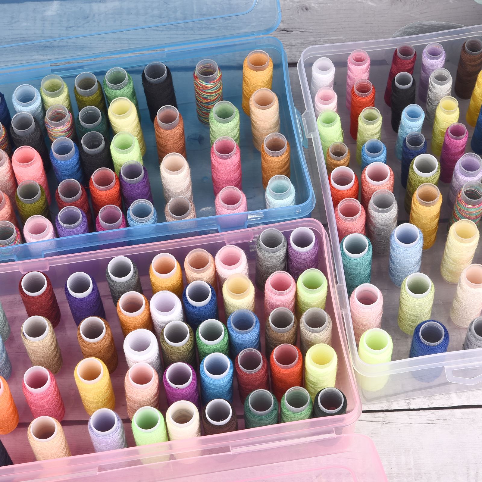 42 Axis Sewing Threads Box Bob - مراجعة Bobbin Organizer Box وسعره