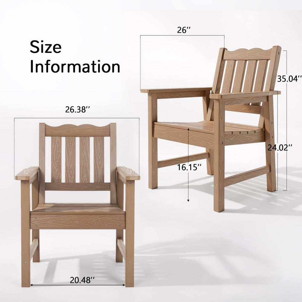 AllWeather Patio Chairs Set of - مراجعة Fabric Weight Set وسعره