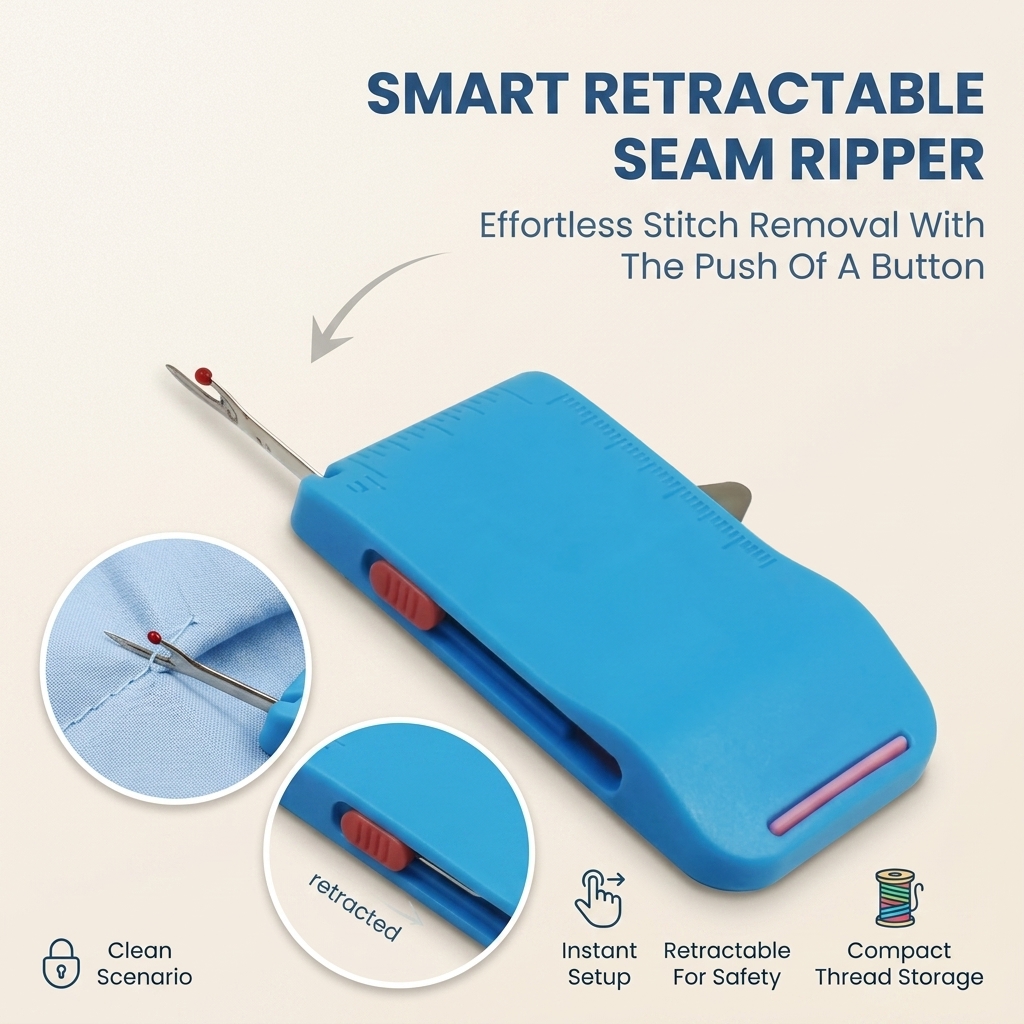 High Strength Plastic Sewing S - مراجعة Seam Ripper Tool وسعره