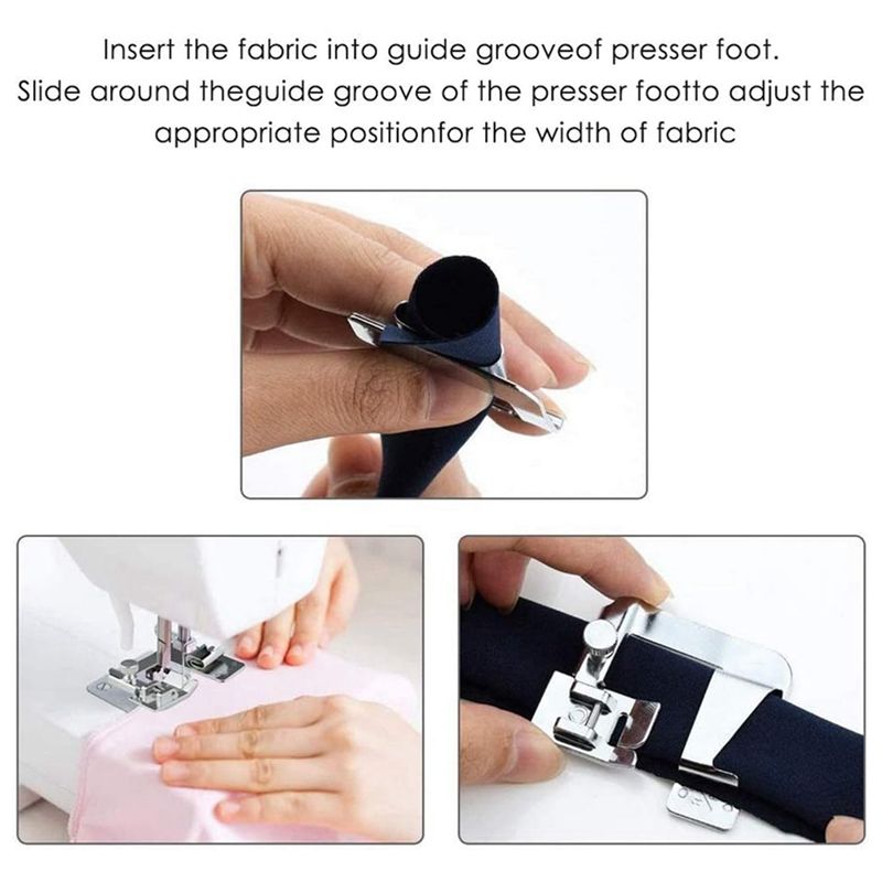 AA63 HOT 6 Pcs Rolled Hem Pres - مراجعة Sewing Roll وسعره