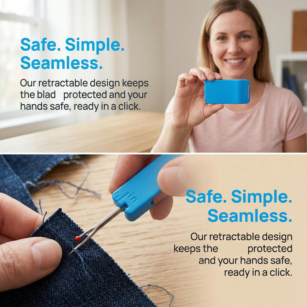 2-in-1 Magnetic Sewing Track S - مراجعة Seam Ripper Tool وسعره