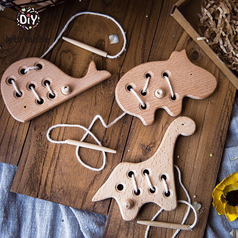 Wooden Kindergarten Mouse Thre - مراجعة Sewing Thread Production وسعره