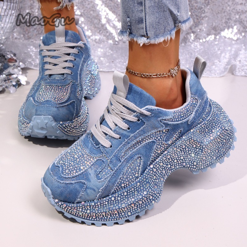 Fashion Rhinestone Women's Chu - مراجعة Sewing Garment وسعره