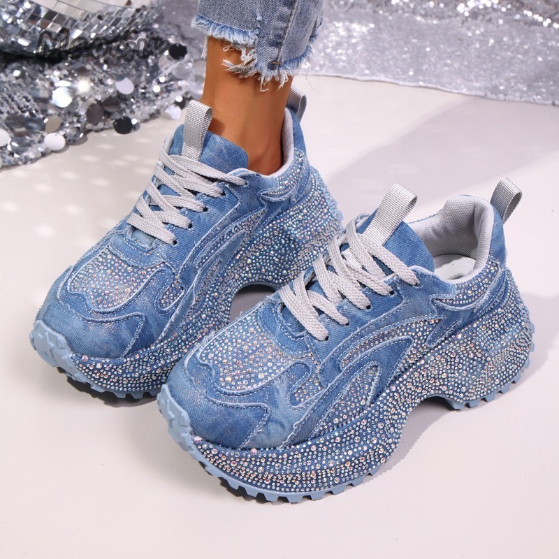 Fashion Rhinestone Women's Chu - مراجعة Sewing Garment وسعره