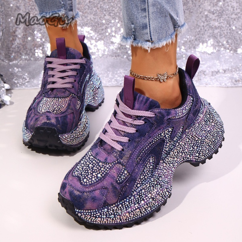 Fashion Rhinestone Women's Chu - مراجعة Sewing Garment وسعره