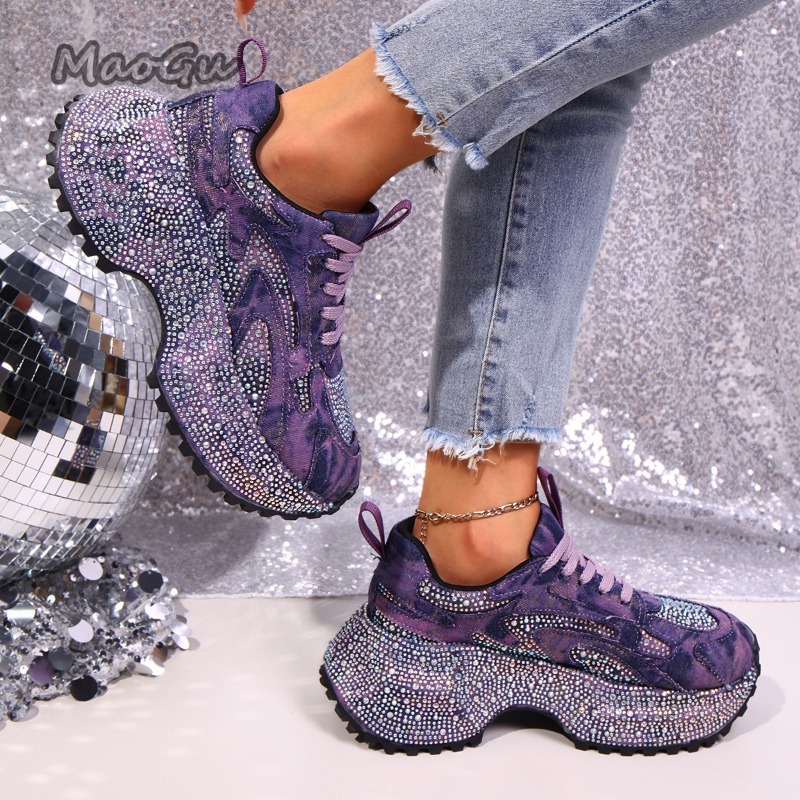 Fashion Rhinestone Women's Chu - مراجعة Sewing Garment وسعره