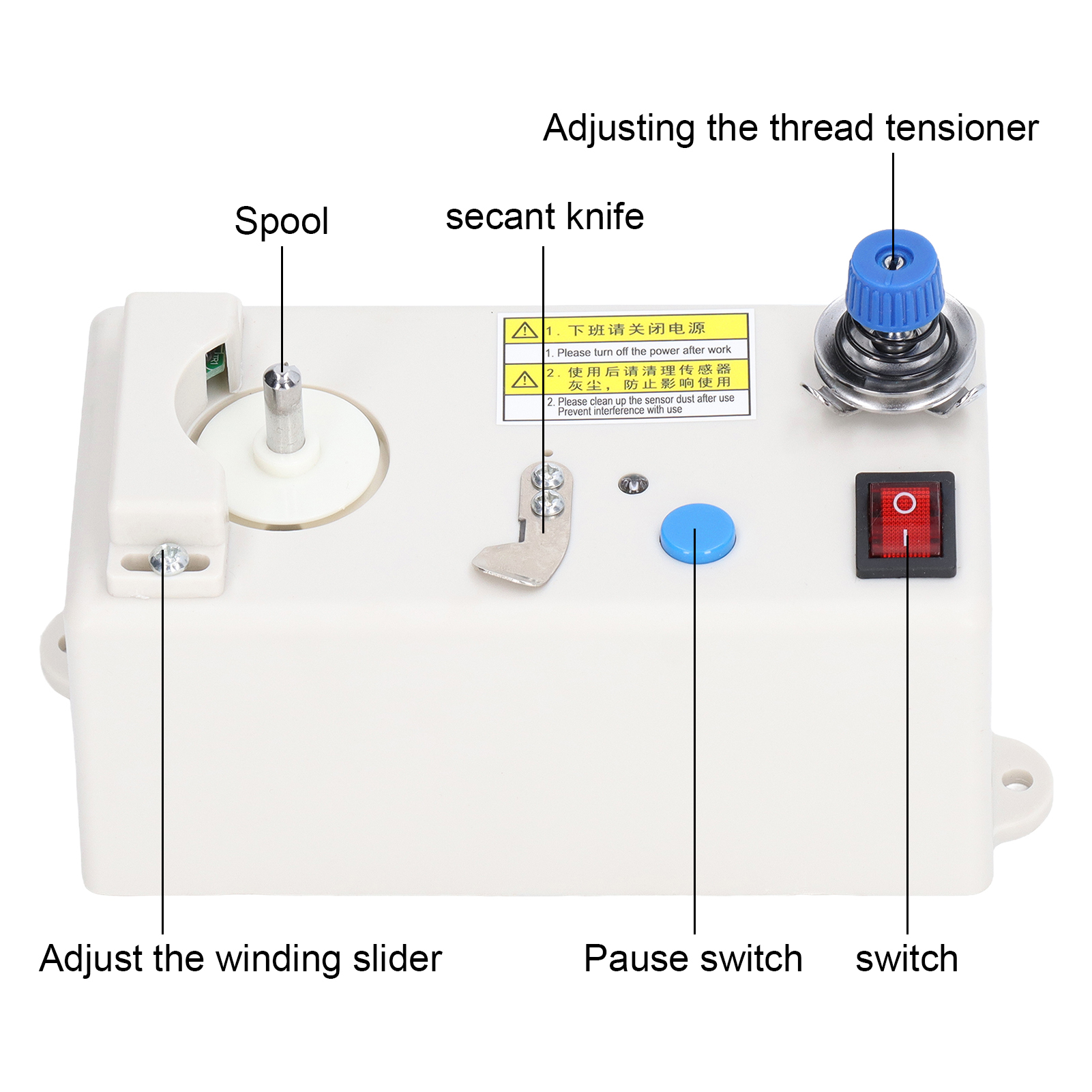 Bobbin Winder Intelligent Auto - مراجعة Sewing Machine Yarn وسعره