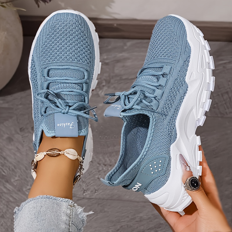 Breathable Knit Sneakers Fashi - مراجعة Sewing Garment وسعره