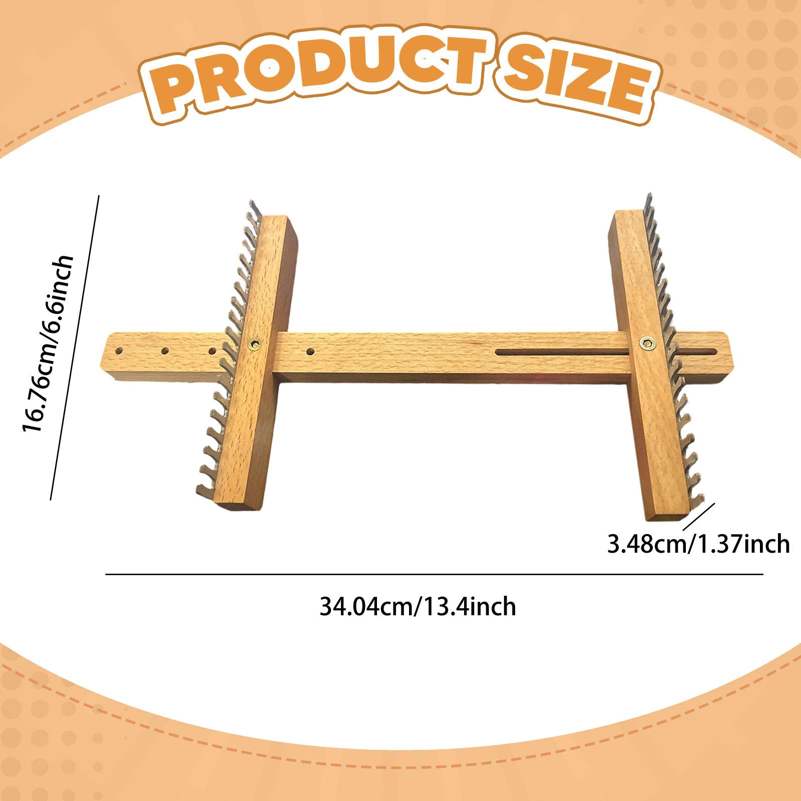 Adjustable Wooden Loom Weaving - مراجعة Sewing And Textile وسعره