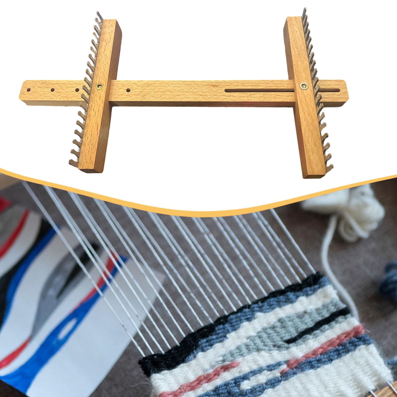 Adjustable Wooden Loom Weaving - مراجعة Sewing And Textile وسعره