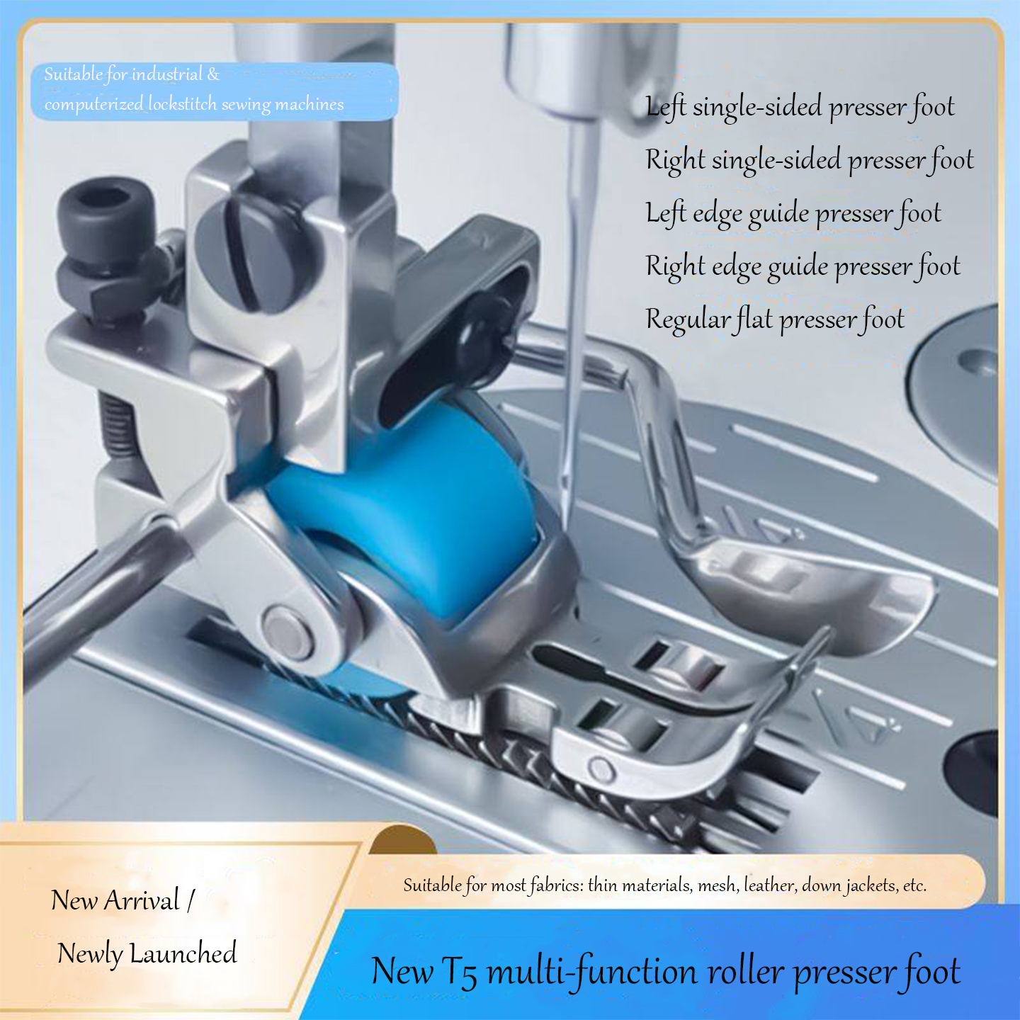 T5 3-Roller Left-Right Edge Gu - مراجعة Sewing Roll وسعره