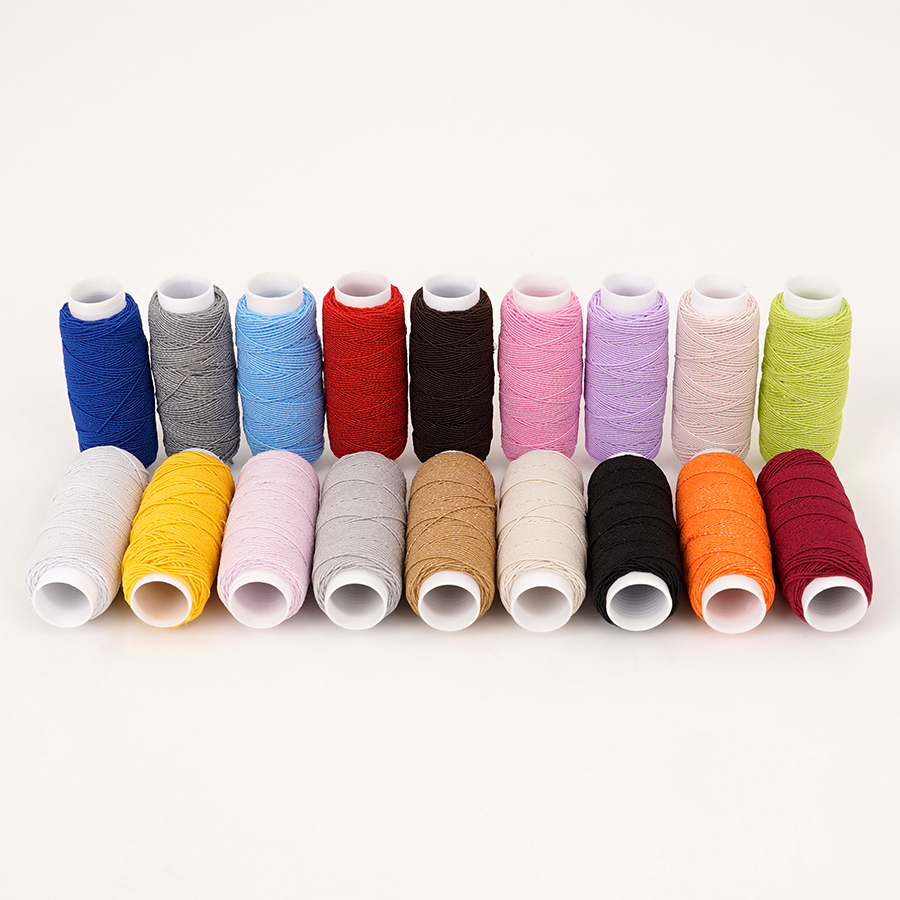 18-Color 0.6mm Ultra-Fine Elas - مراجعة Sewing Machine Yarn وسعره