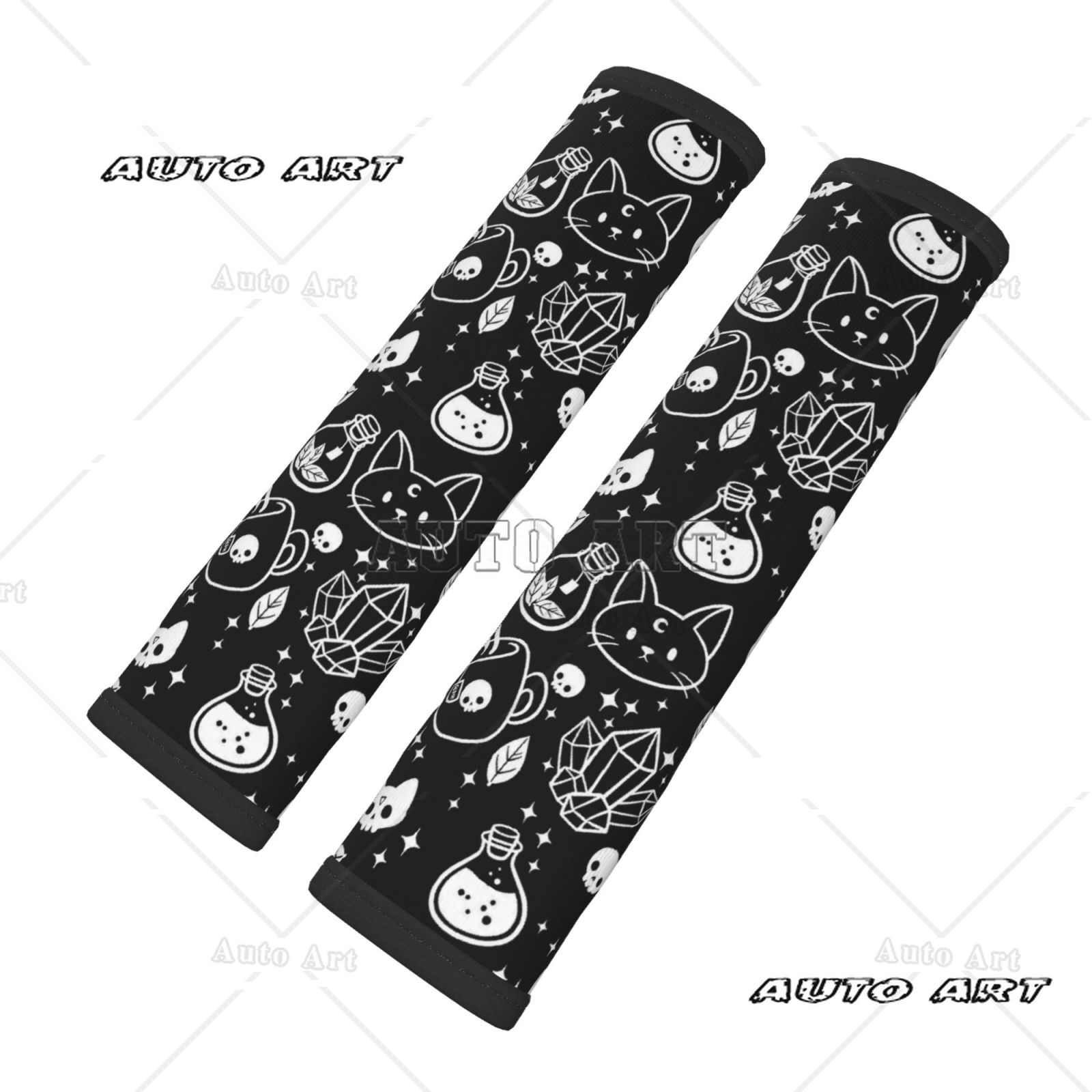 Customized Witch Skull Car Sea - مراجعة Shoulder Pad Set In وسعره