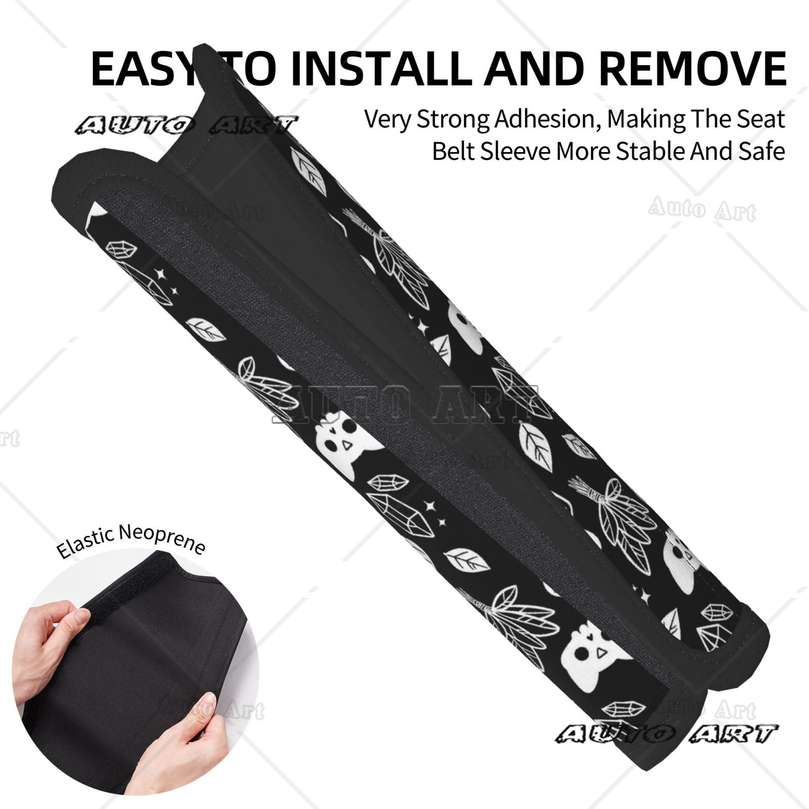 Customized Witch Skull Car Sea - مراجعة Shoulder Pad Set In وسعره