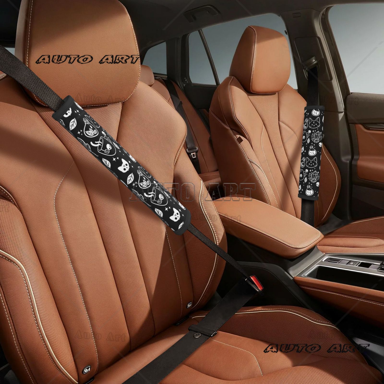 Customized Witch Skull Car Sea - مراجعة Shoulder Pad Set In وسعره