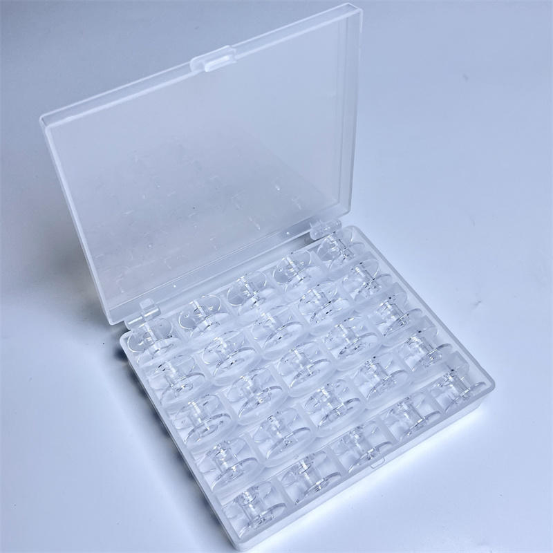 25 Grid Clear Empty Bobbins St - مراجعة Sewing Machine Yarn وسعره