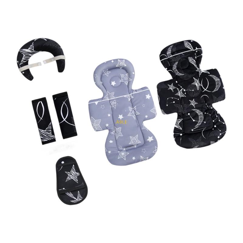 1Pc/1 Set Baby Strollers Inser - مراجعة Shoulder Pad Set In وسعره