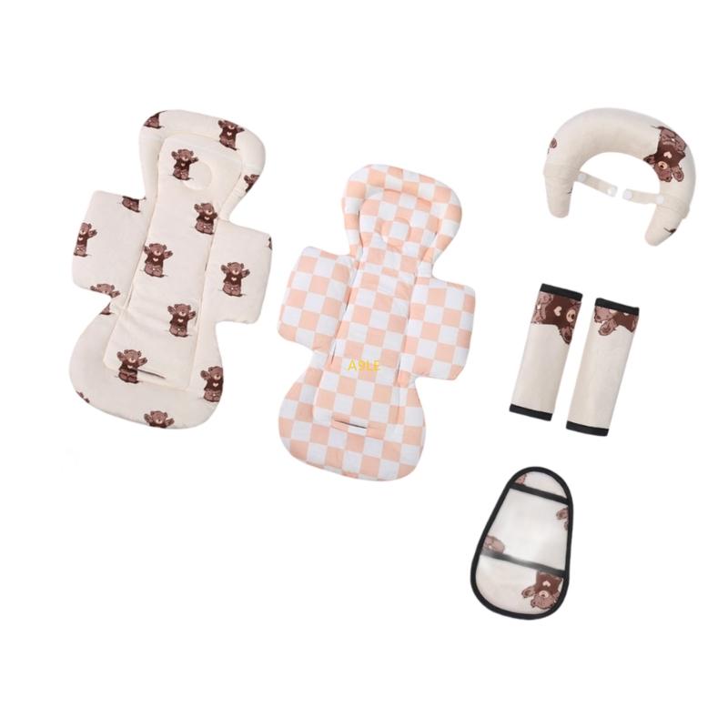 1Pc/1 Set Baby Strollers Inser - مراجعة Shoulder Pad Set In وسعره