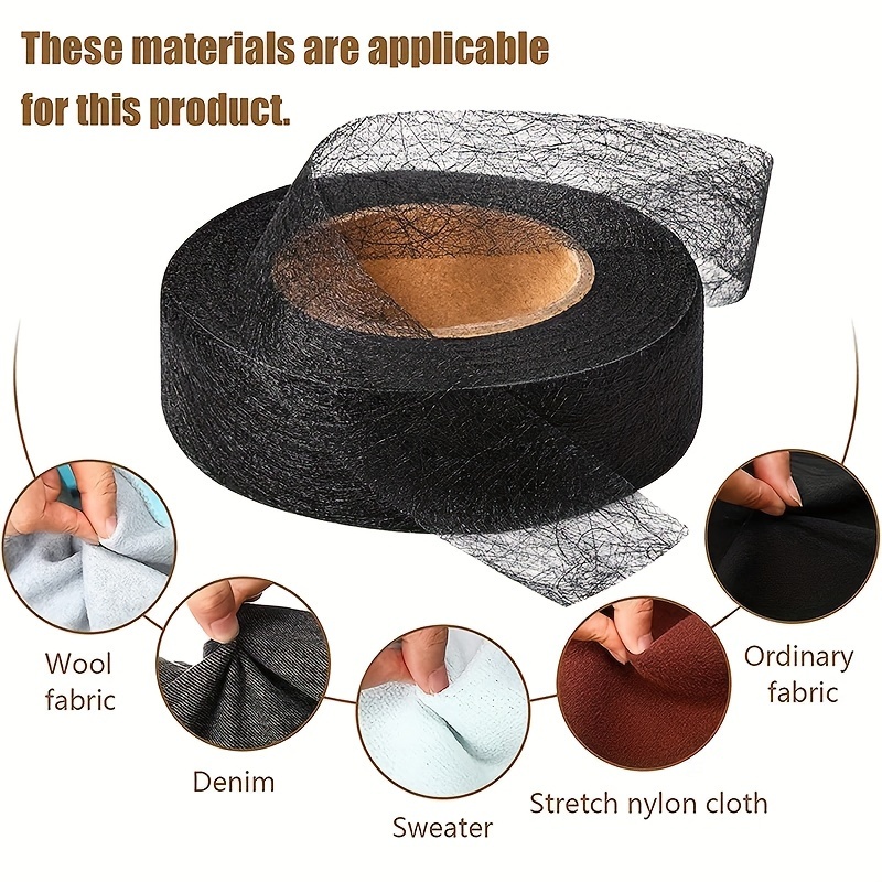 70 Yards Iron-On Fusible Hem T - مراجعة Hem Tape Fusible وسعره